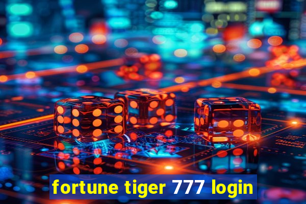 fortune tiger 777 login